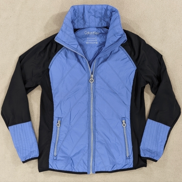 Calvin Klein Performance Jackets & Blazers - Calvin Klein Performance Women's Jacket Blue Black Large Zip Up